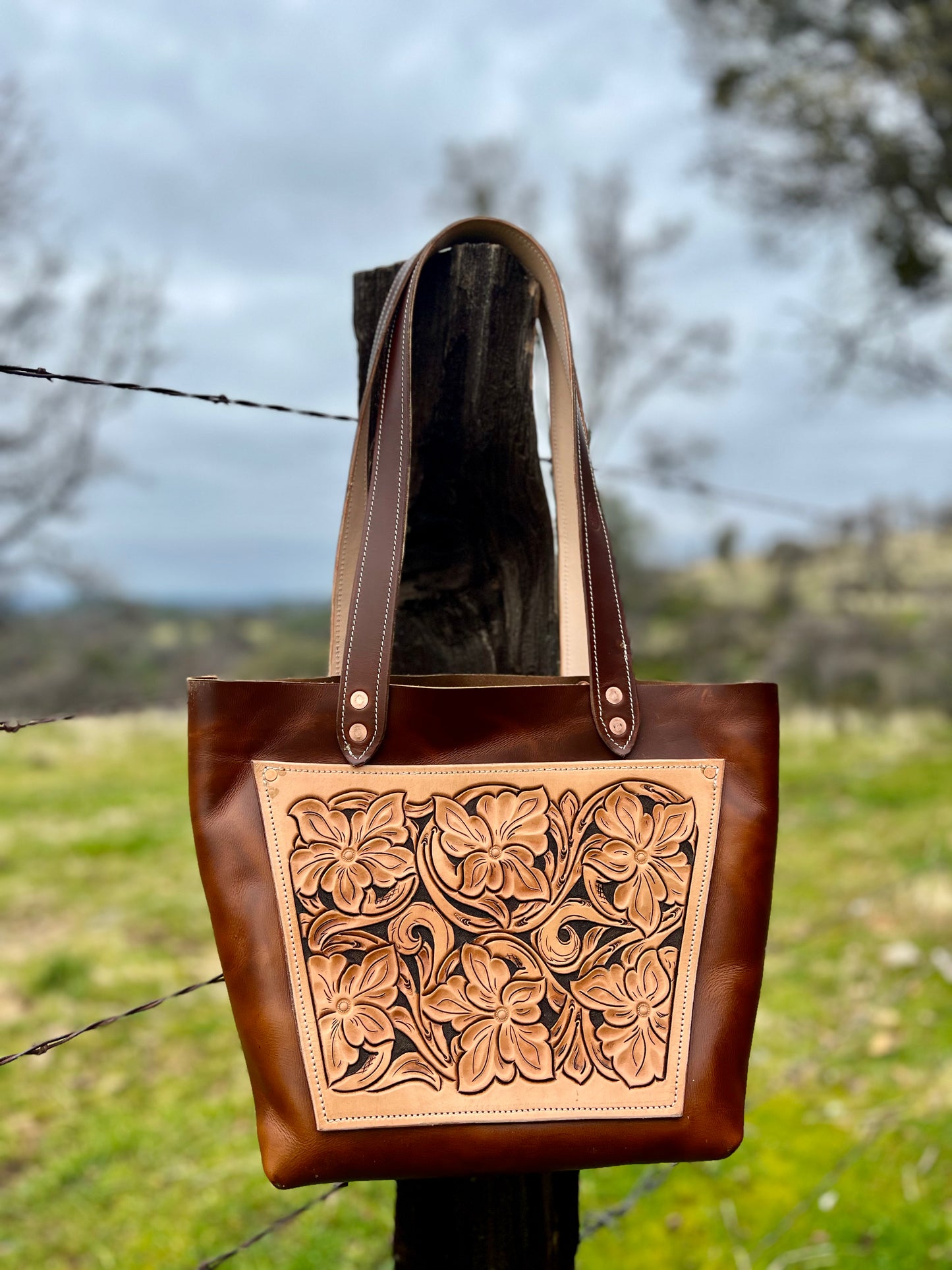 Leather Tote Bag