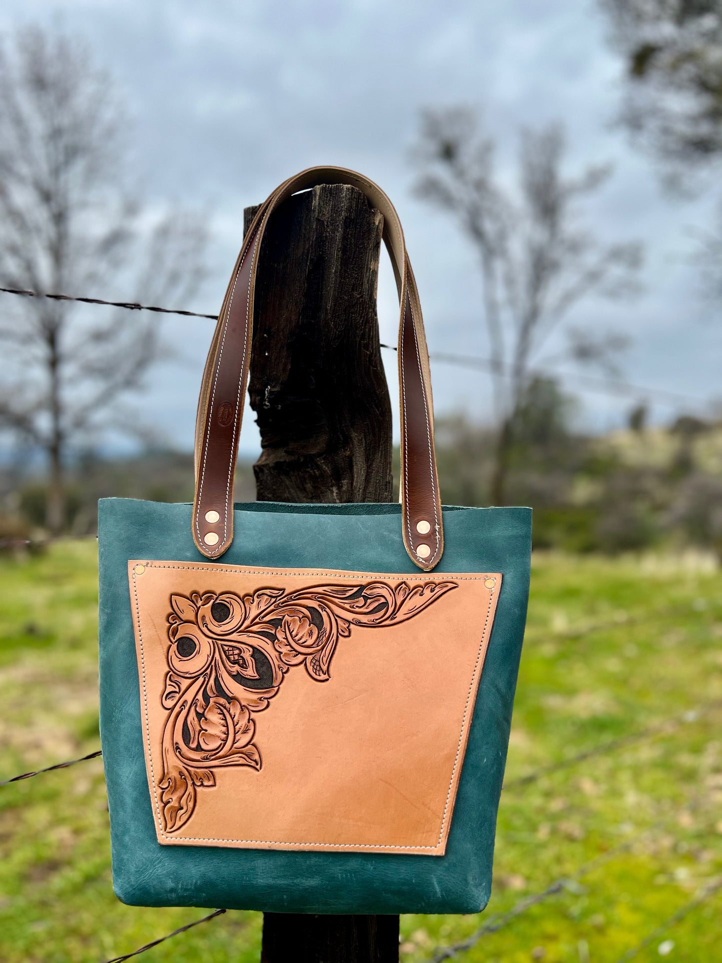 Leather Tote Bag
