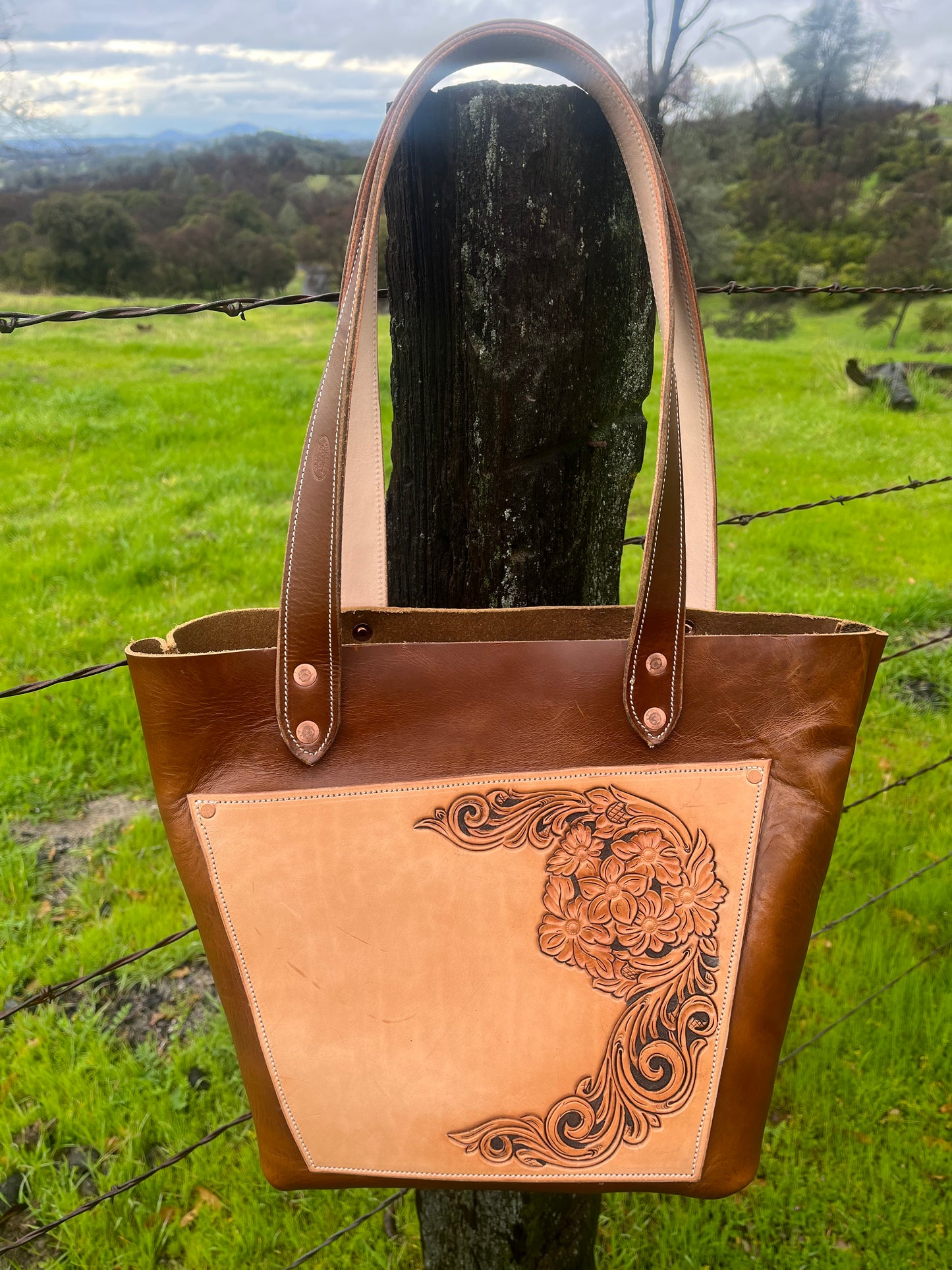 Leather Tote Bag