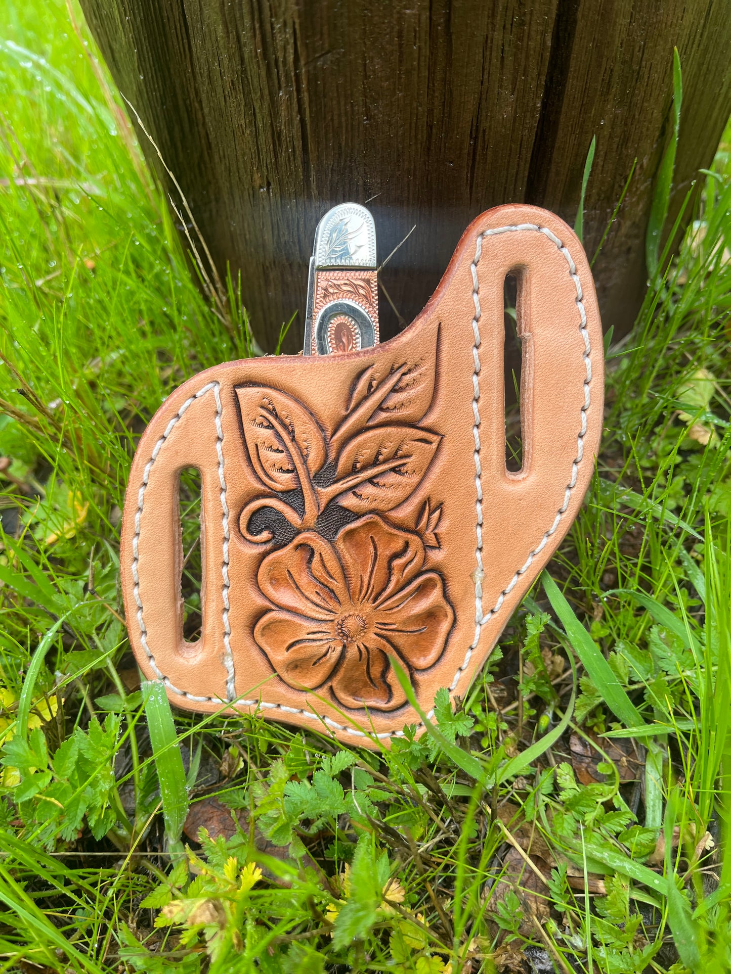 Tooled Knife sheath