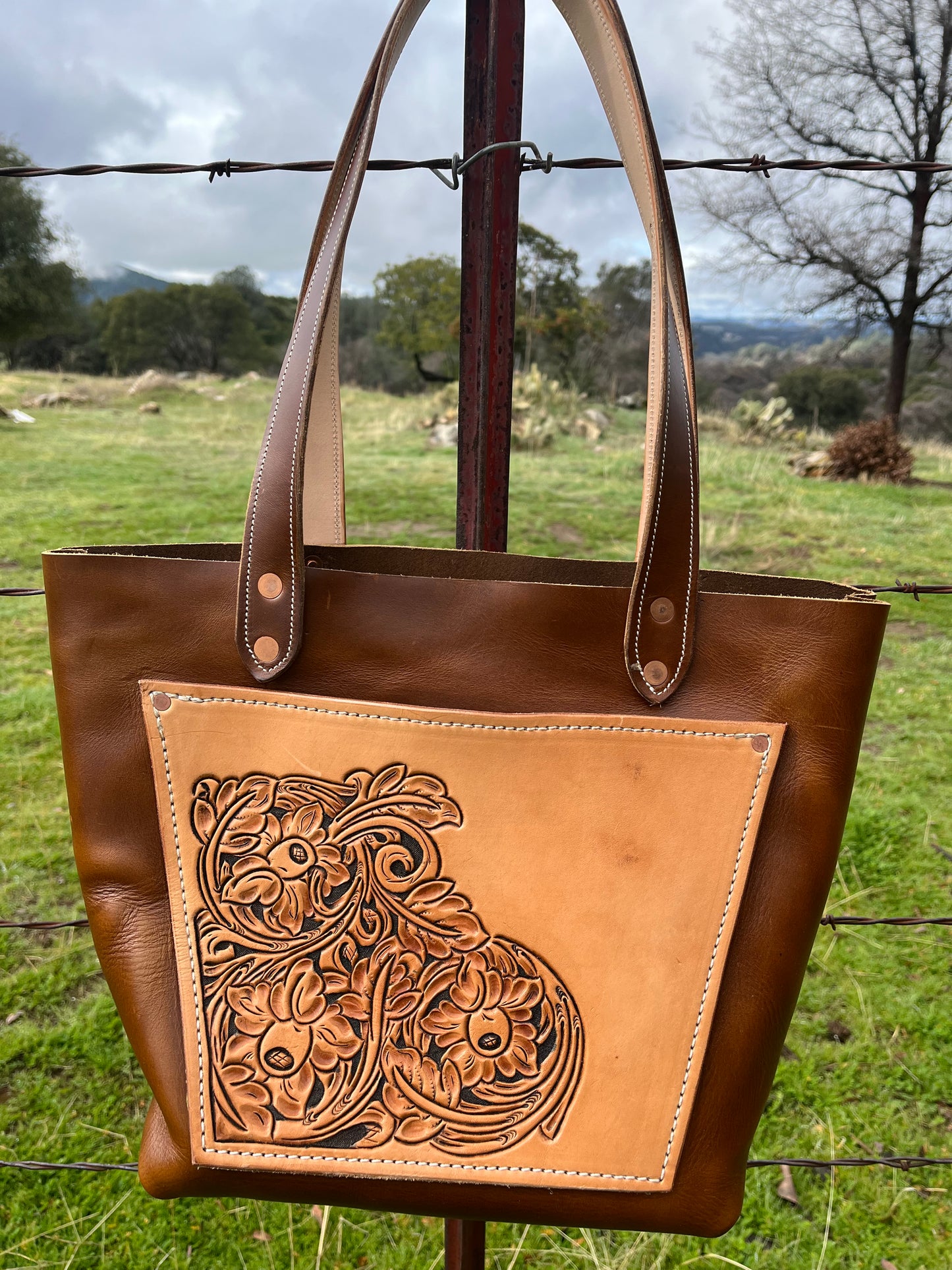 Leather Tote Bag