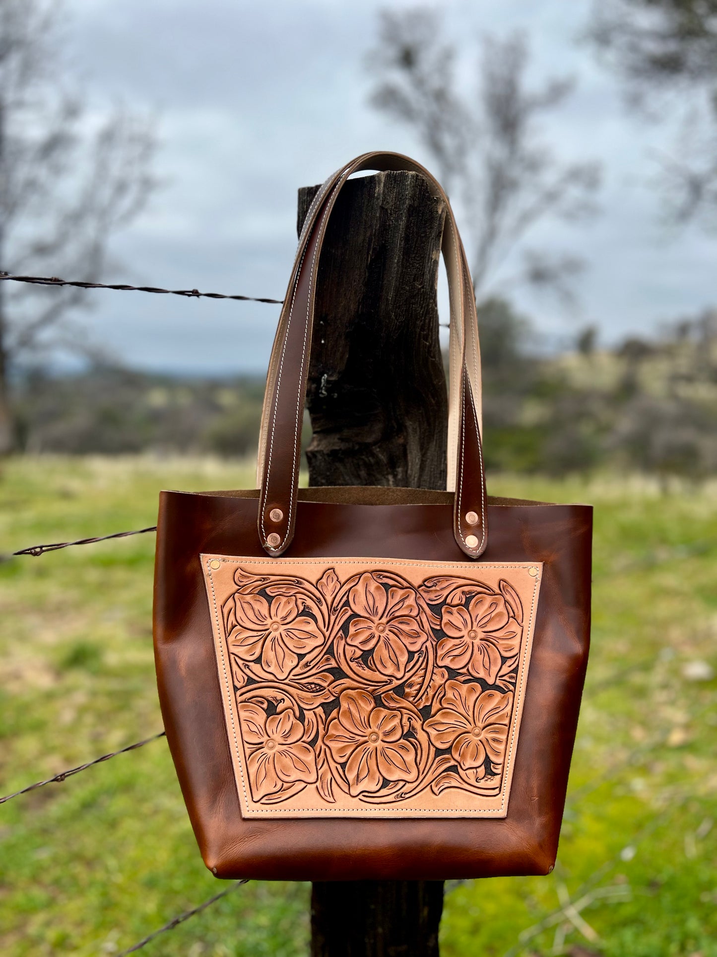 Leather Tote Bag