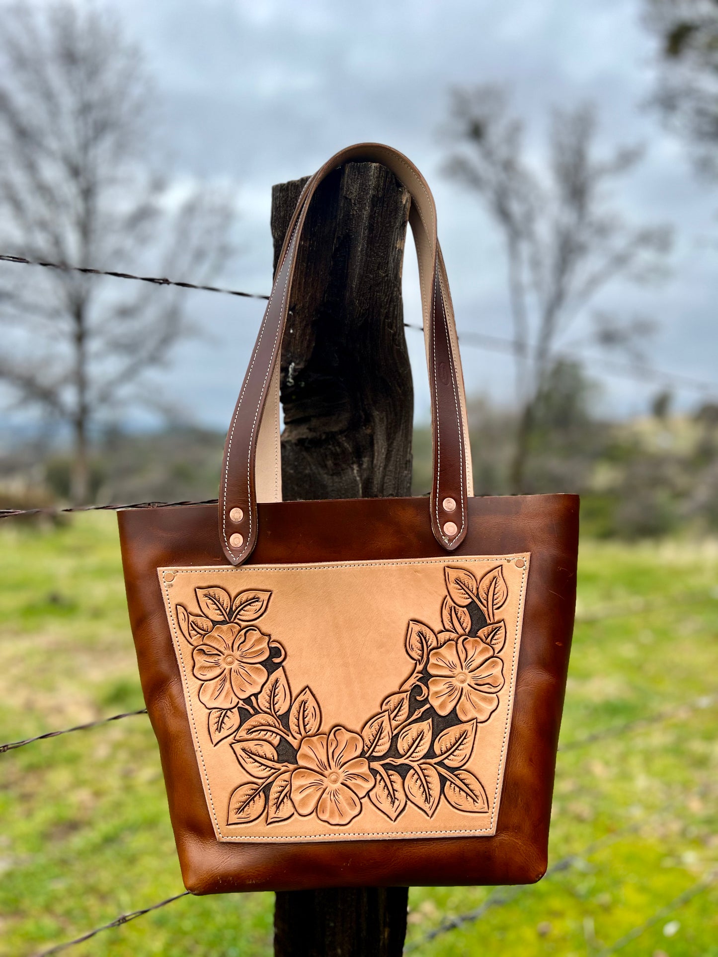 Leather Tote Bag